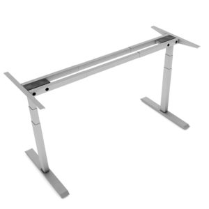 height adjustable desk frame 2 leg 3 stage