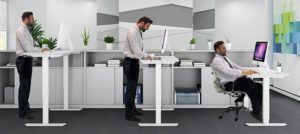 EDesk Height Adjustable Desk bg1
