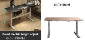 EDesk India Height Adjustable Desk GIF