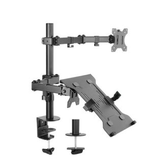 Economy Steel Monitor Arm with Laptop holder