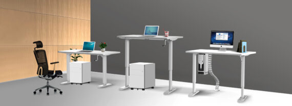 Edesk Ergologic Manual Height Adjustable Desk India Mumbai